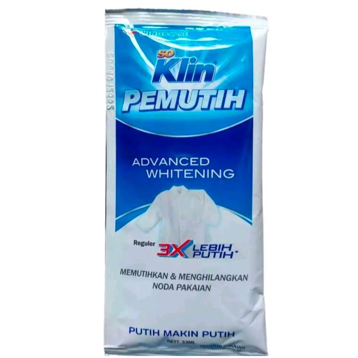 2 PAK SOKLIN PEMUTIH SACHET (  2x6 SACHET ) - PAKET HEMAT