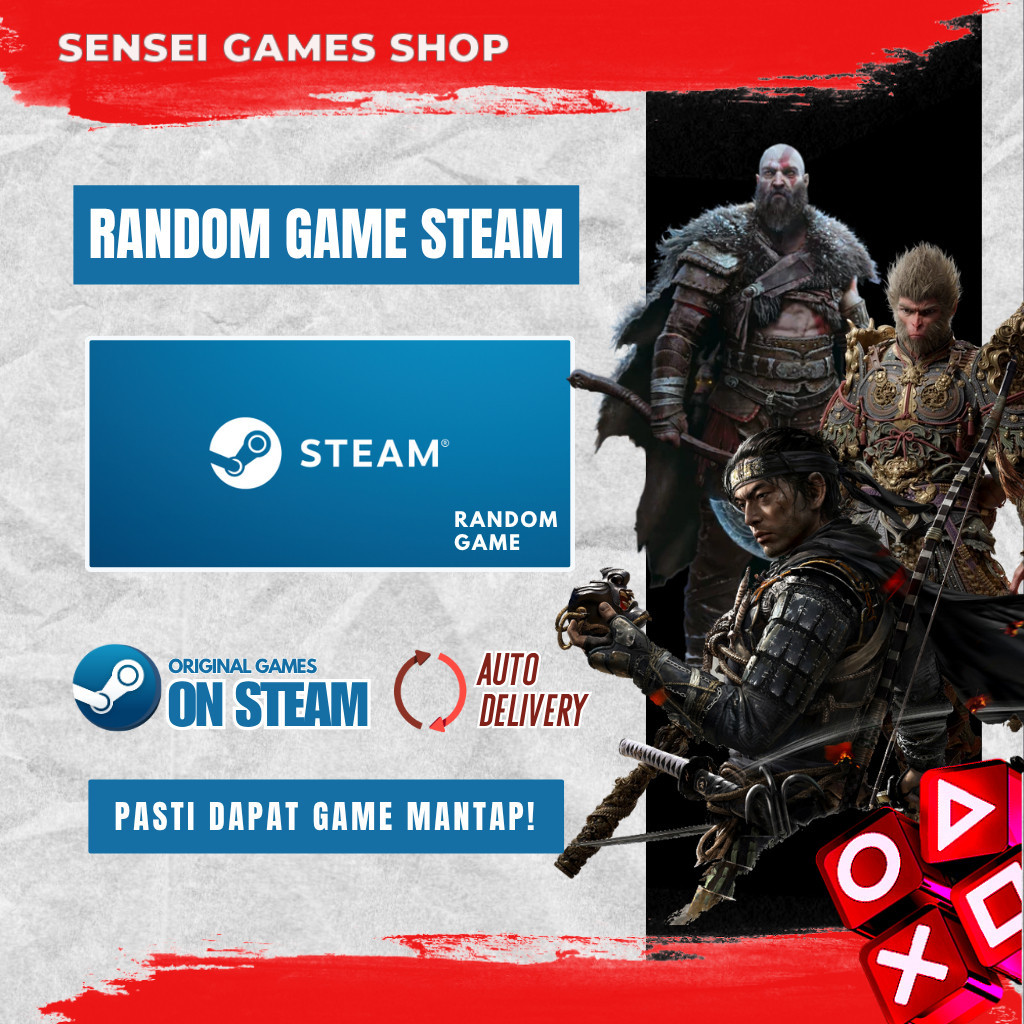 [BONUS GAME STEAM] RANDOM GAME STEAM / GACHA GAME STEAM ANTI ZONK / AKUN SHARING / GAME PC