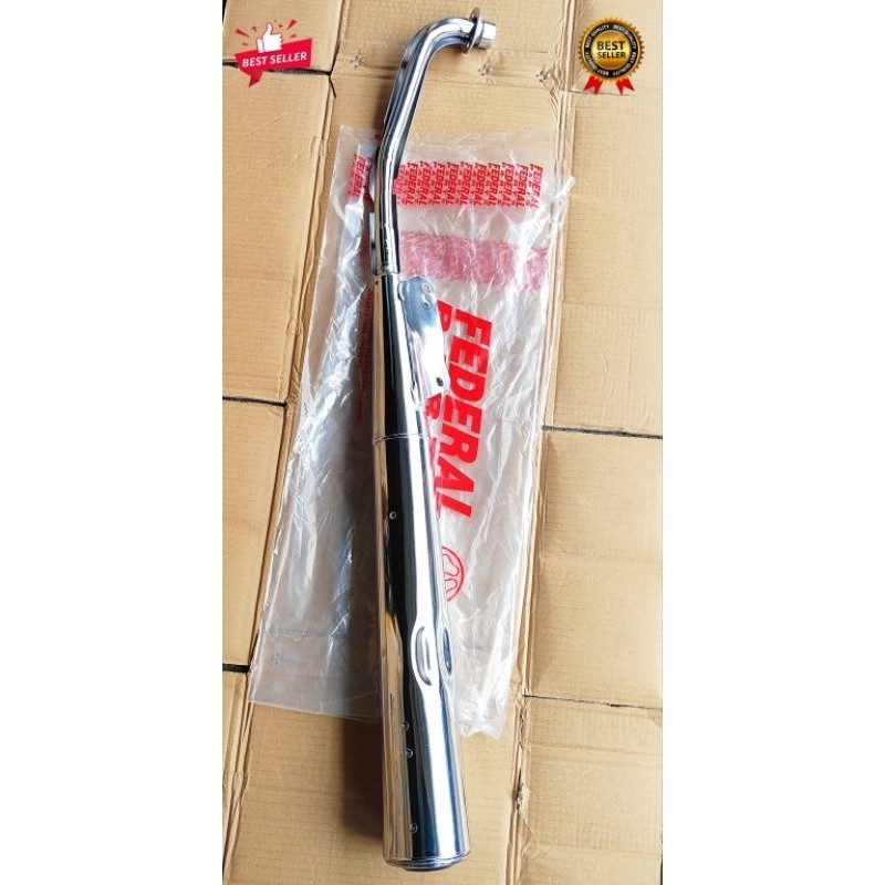 Knalpot Kenalpot Federal Honda Supra X Lama Old KEV Original ORI Asli