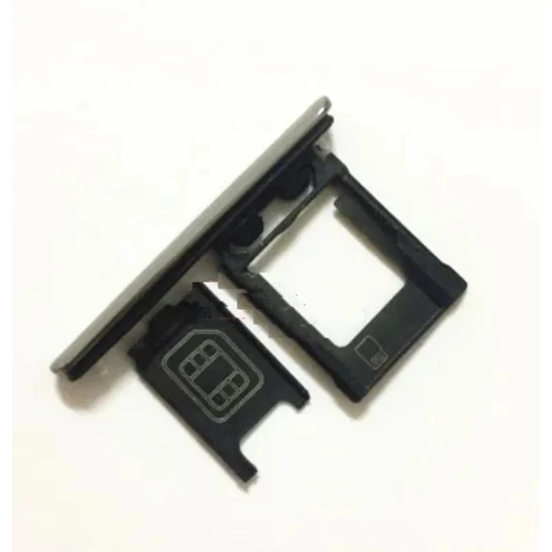 For Sony for Xperia XZ Premium XZP G8142 Sim Card Tray Holder Slot with Side Plug Part Single Dual S