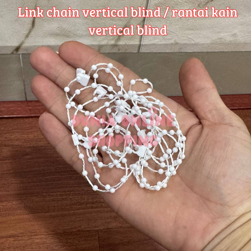 ( 100cm/1meter) Link Chain Vertical Blind / Rantai Kain Vertical Blind