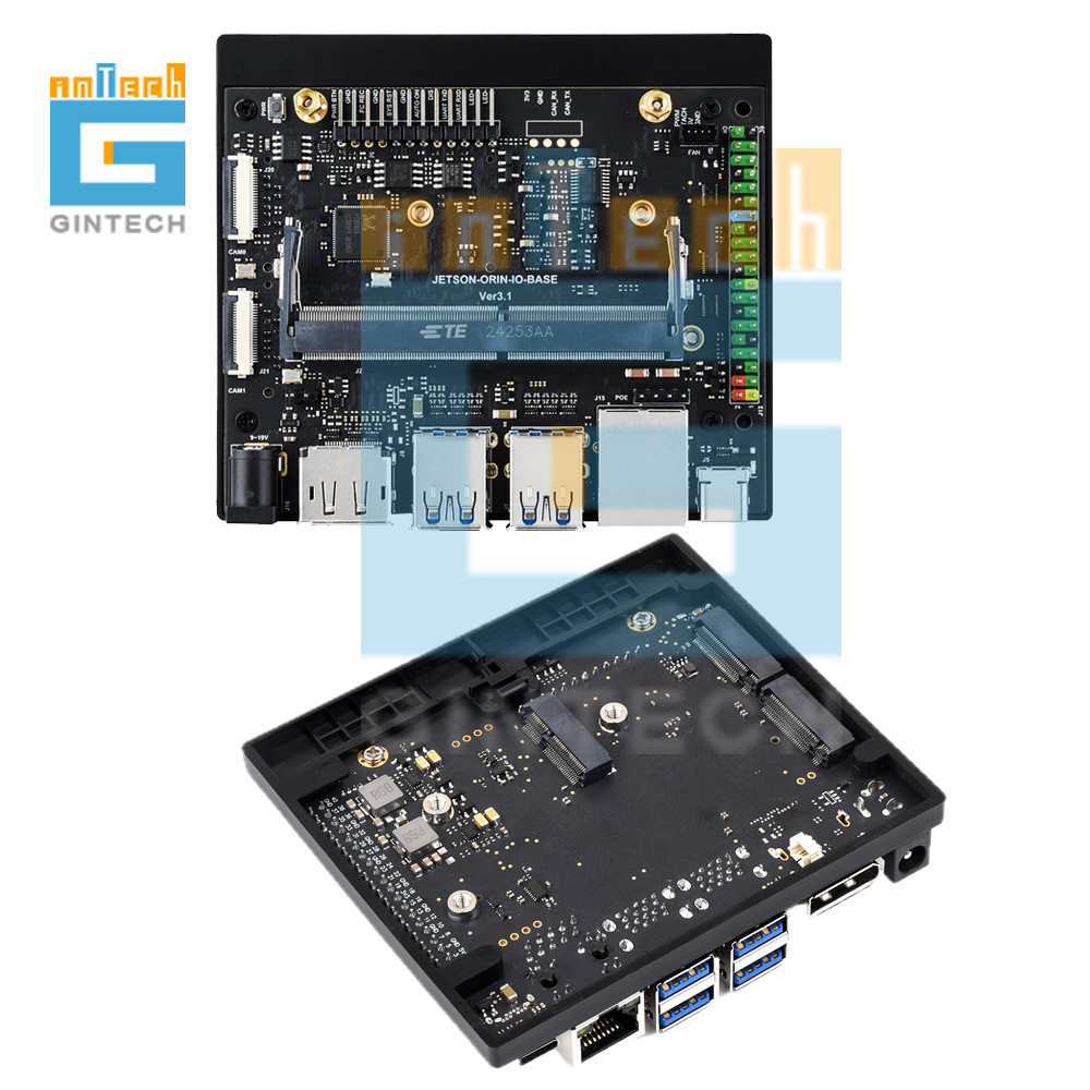 Waveshare 5 USB Ports Jetson Orin Nano/NX Development Board , base board Jetson Orin Nano Super and 