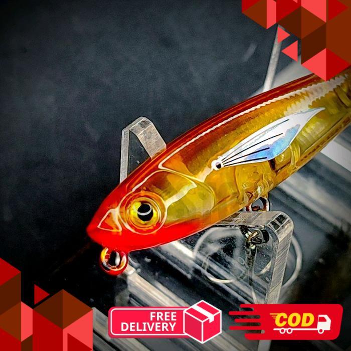 WTD CONIA lure umpan casting pancing hampala gabus toman laut sungai muara - ORANGE