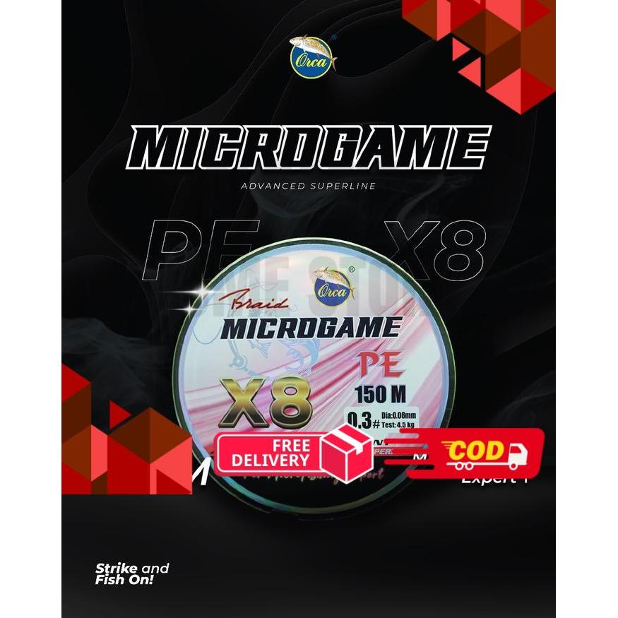 PE Orca Microgame X8 150M - 0,06 -alca