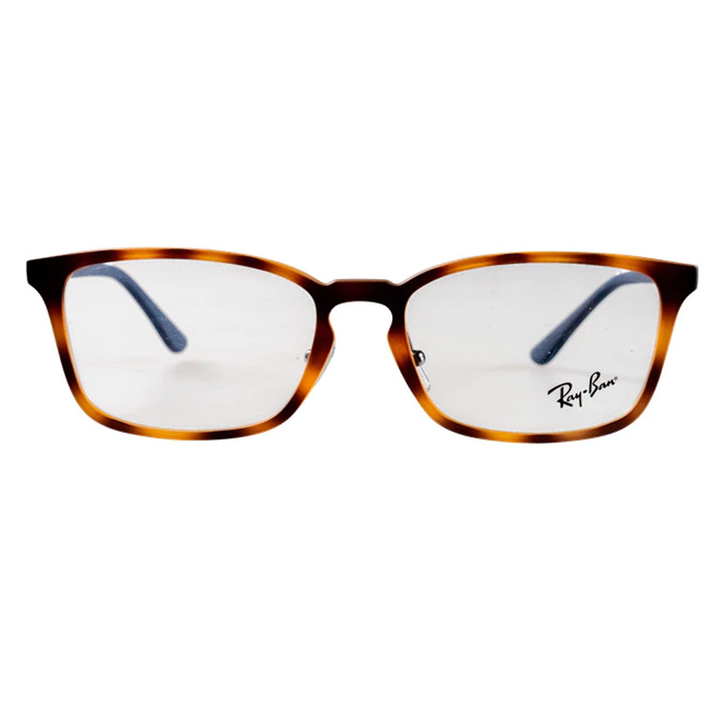 RAYBAN Frame Kacamata Round Pria Wanita Ori Unisex Plus Minus RB7149D-C5806-55