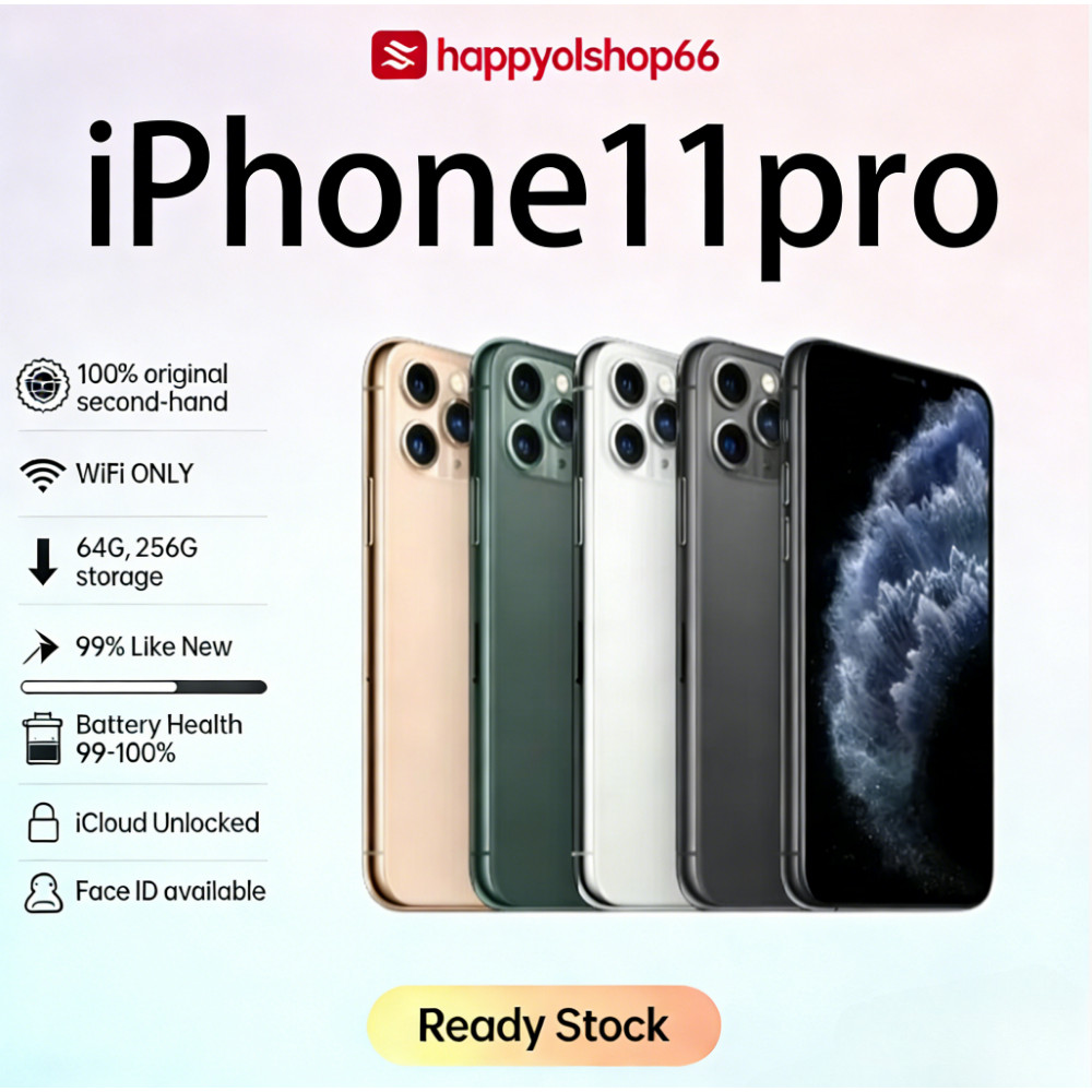 IPhone 11 PRO WIFI ONLY 64GB 128GB 256GB Bekas Second Original Mulus Fullset