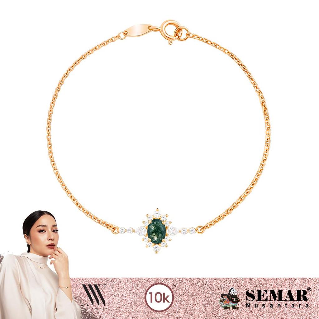 Nikita Willy Gold Gelang Emas Forestine Mind Bracelet Collection 10K Semar Nusantara
