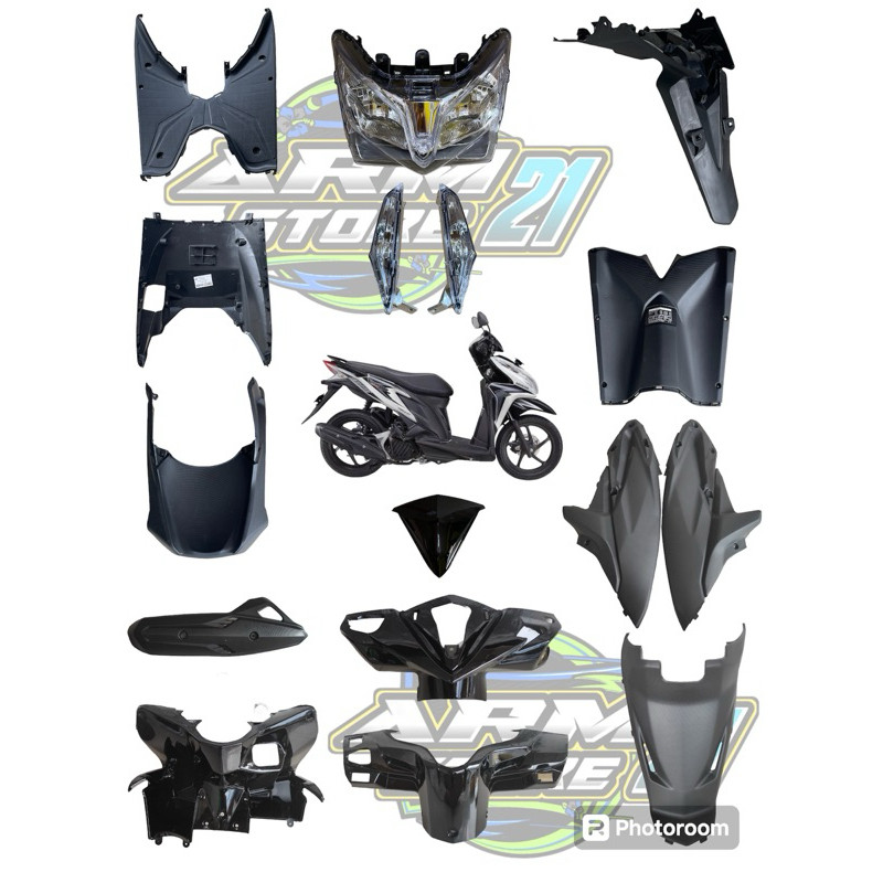 BODY KASAR VARIO 125 OLD BOHLAM 2012-2014 - COVER BODY VARIO 125 CBS 2012-2014 - BODY DOFF VARIO 125