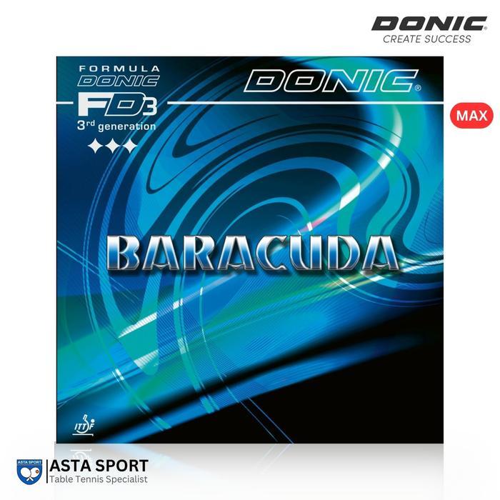 PULSIX Karet /Rubber Bat DONIC BARACUDA SERIES - BaracudaMax Red