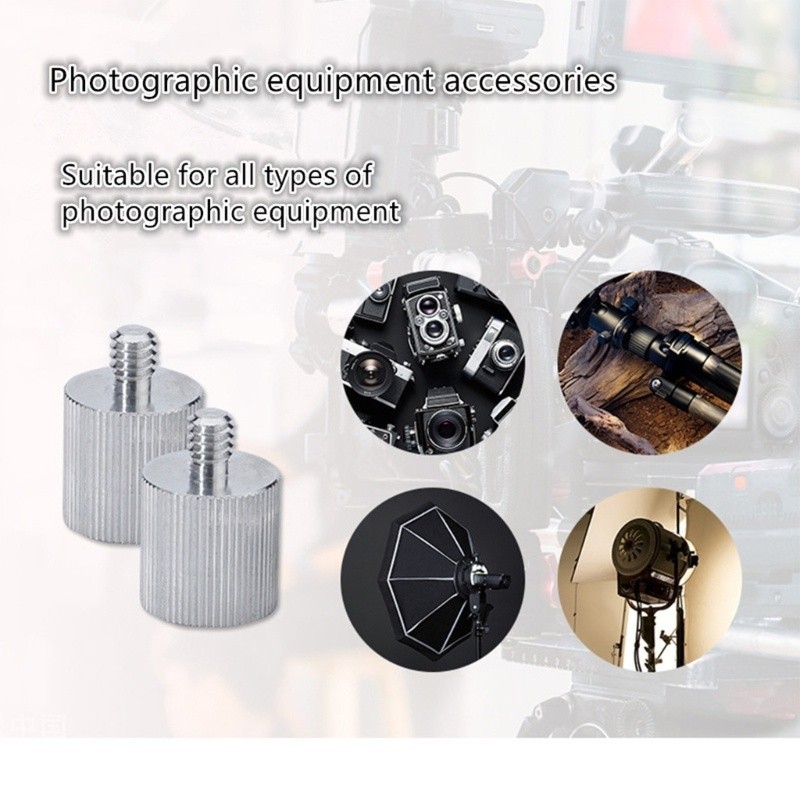 5/8-Inch Perempuan Ke 1/4-Inch Male Mic Screw Adapter Permukaan Halus Untuk Microphone Stand Stand T