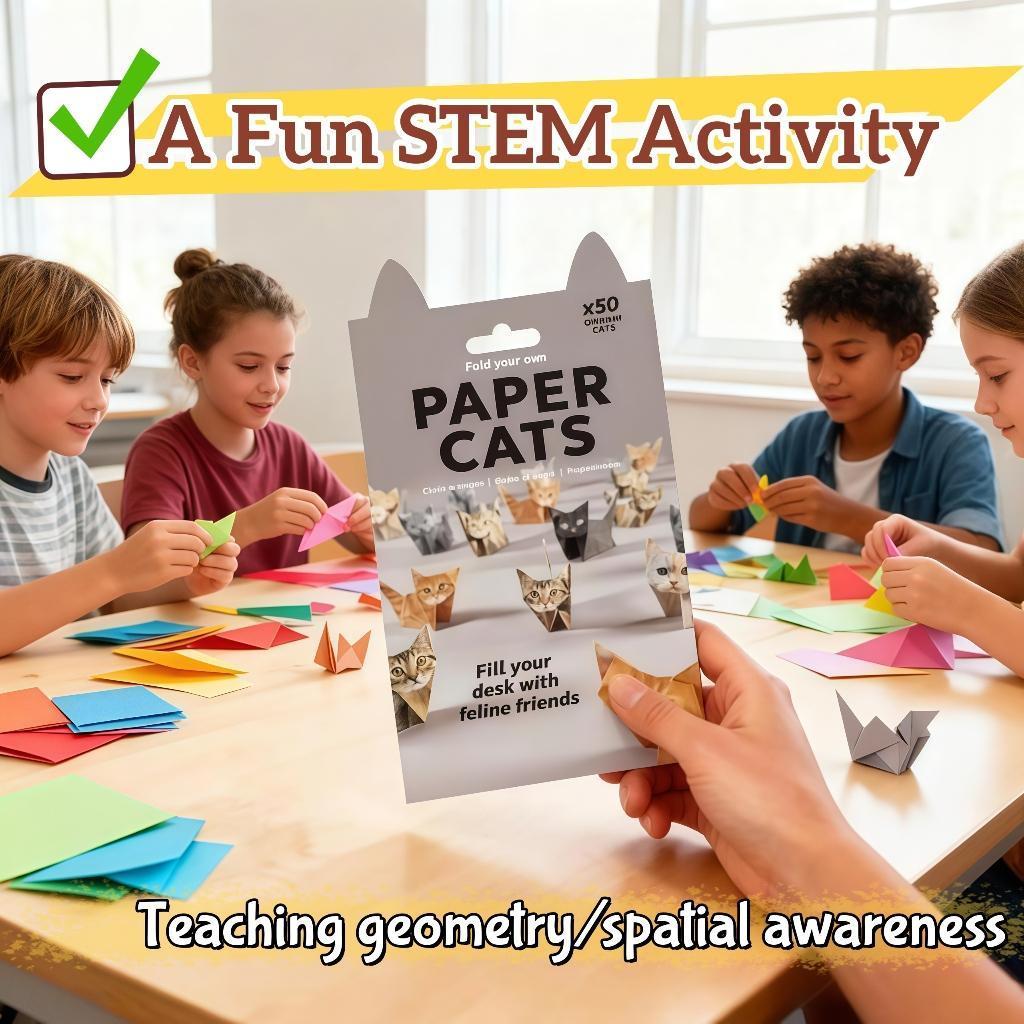 [COD]Origami Hewan 3D/Mainan Edukasi Anak/Kertas Lipat-Origami Motif/Mainan Origami Premium/ Origami