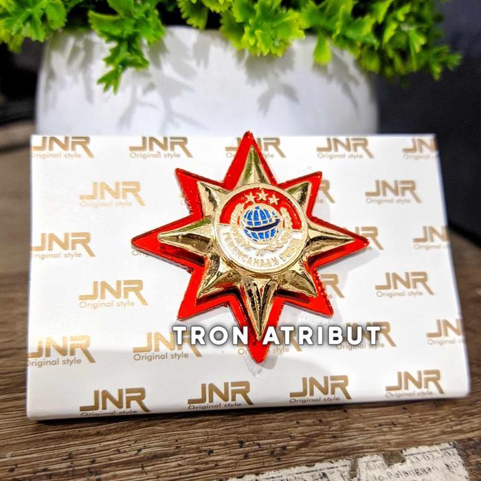 PIN RODA PERENCANAAN TERBARU | PIN BINTANG PERENCANAAN PREMIUM EXCLUSIVE GOLD  SERPUH EMAS