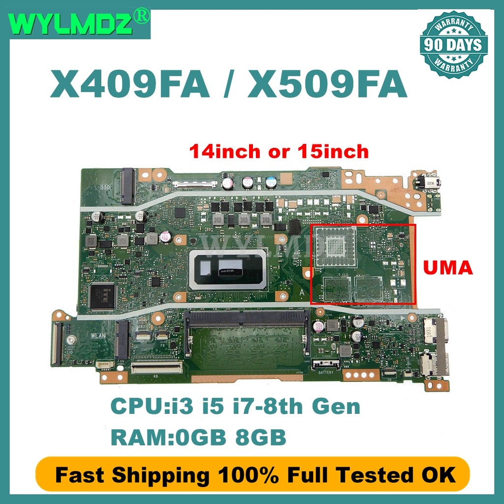 X409FA Motherboard For ASUS X409F X509FA A409F F409F F509F A509F X409FB X509FB X409FJ X409FL X509FL 