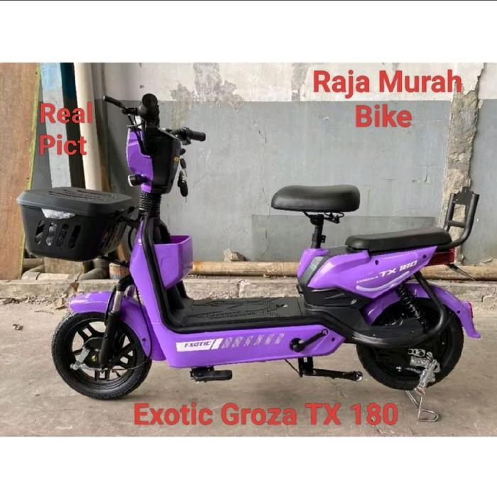 Sepeda Listrik Exotic Groza Terbaru Bergaransi Resmi Sepeda Listrik E Bike Exotic Sepeda Listrik Exo