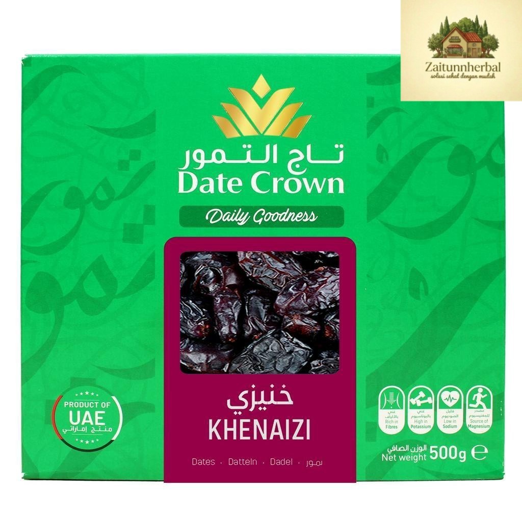 Kurma Date Crown Khenaizi 500 gr BOX