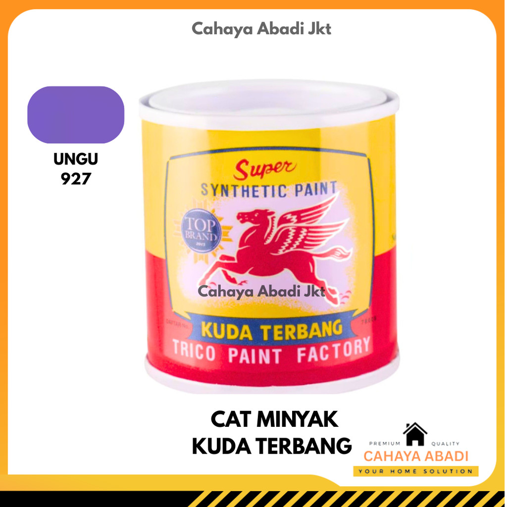 CAT MINYAK KUDA TERBANG UNGU 927 KECIL 0.1LITER