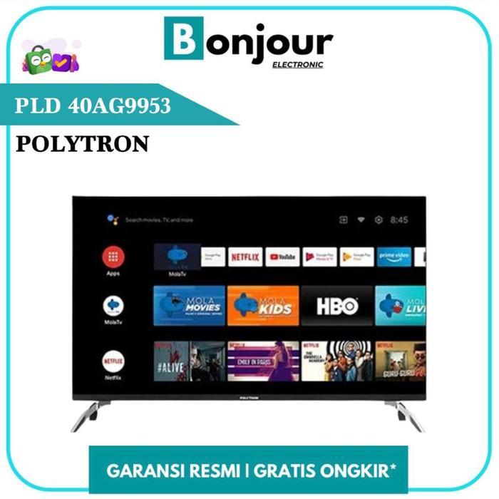 LED Polytron 40 Inch Smart TV Android PLD40AG9953 Digital TV Polytron