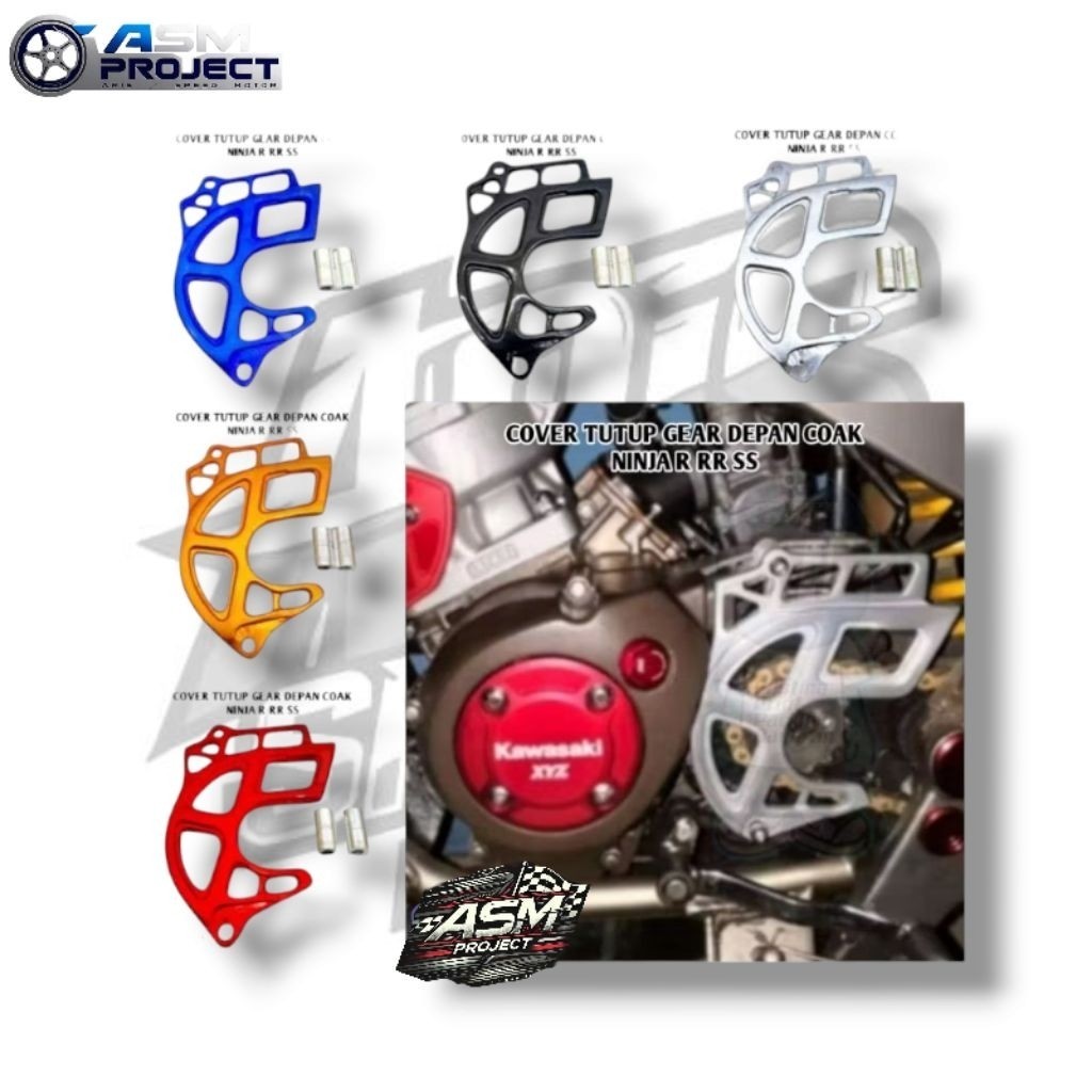 Tutup Gear depan Ninja S R RR cover gear depan Chain ninja 2Tak tutup cover gear depan ninja S R RR 
