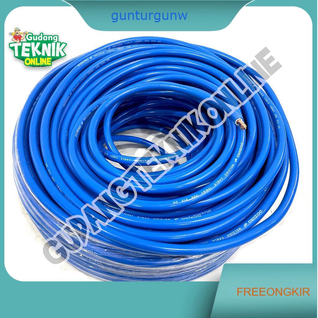 (1 ROLL DOZIRO 100M) Kabel Las 12mm 16mm 25mm DOZIRO / Kabel Mesin Las Welding Serabut 16 25 mm - Ca