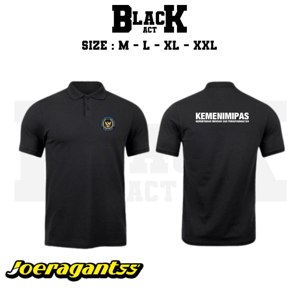 KAOS KERAH KEMENIMIPAS KEMENTERIAN IMIGRASI DAN PEMASYARAKATAN