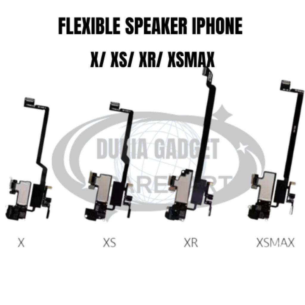 FLEXIBLE + SPEAKER IPHONE X/ XS/ XR/ XSMAX 100% ORIGINAL Kualitas seperti bawaan hp