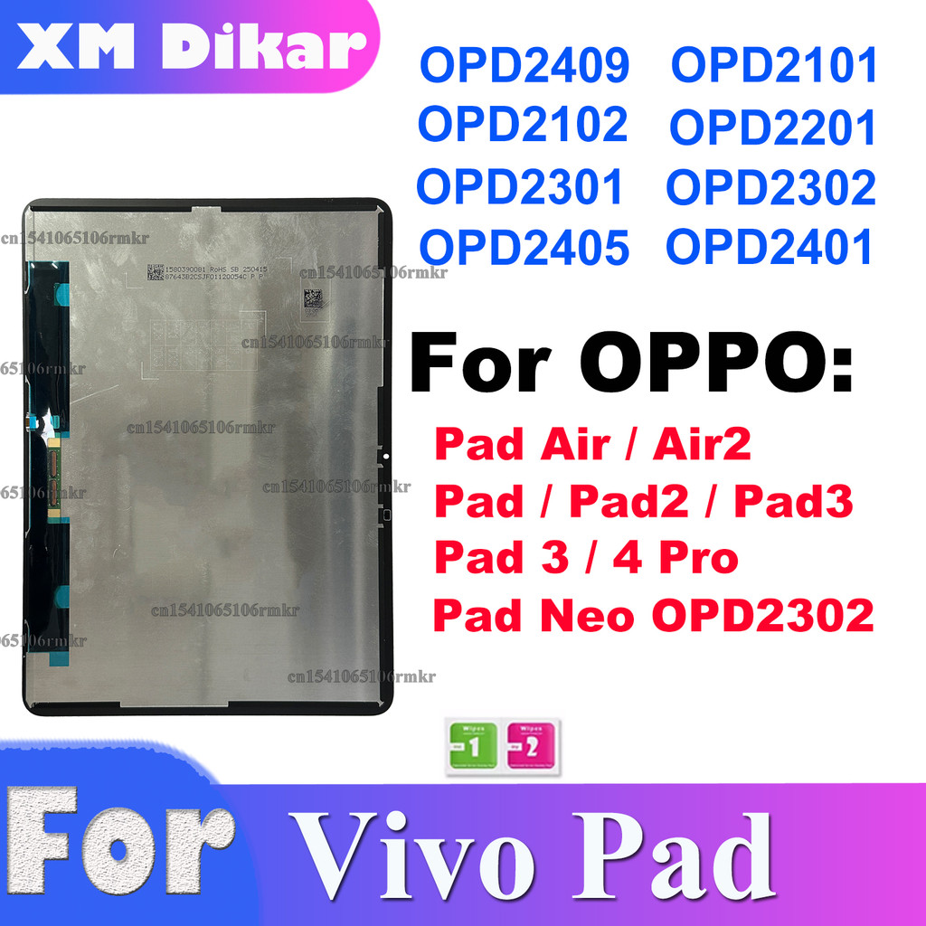 For Vivo Pad Air PA2351 For Vivo Pad PA2170 Pad 2 PA2373 Pad 3 PA2455 Pad 5 Pro PA2573 PA2553 LCD To