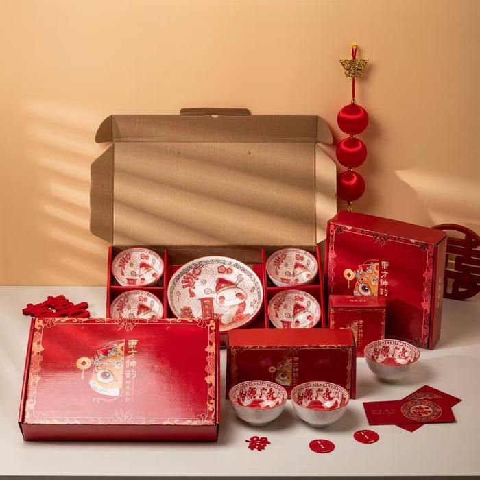 MANGKOK IMLEK / MANGKOK CNY HAMPERS IMLEK GIFT SET Terlaris