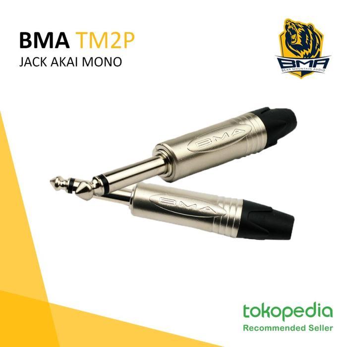 Jack Akai Mono BMA TM2P / Jek Jeck Jec Akai Mic BMA TM2P Mono Nickel