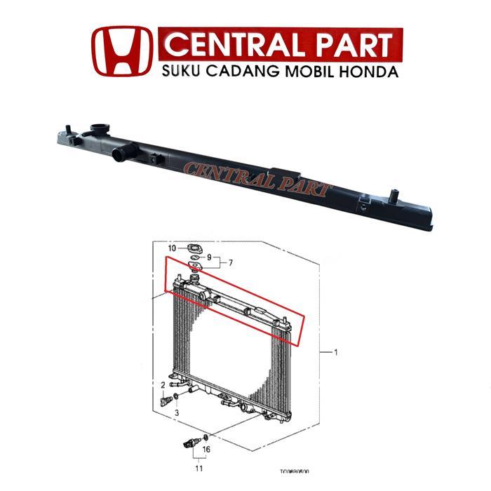upper tank radiator plastik up radiator honda jazz ge8 city gm2 2009 2010 2011 2012 2013 2014 ready 