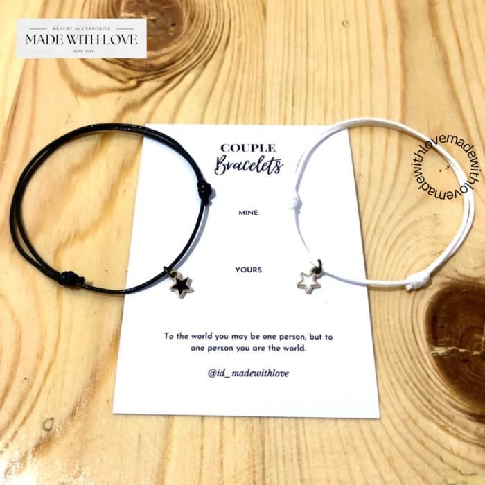 GELANG LIONTIN BINTANG GELANG COUPLE COUPLE BRACELET GELANG