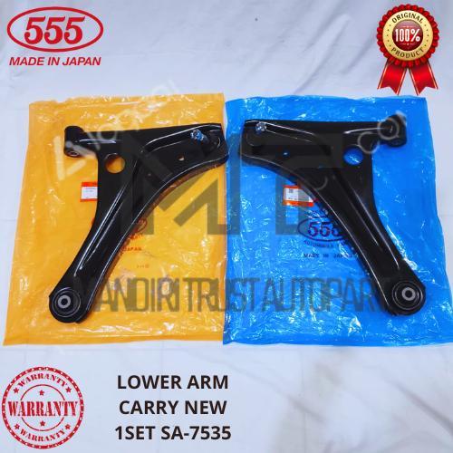 LOWER ARM KAPAK SUZUKI CARRY NEW TAYO 1SET KIRI KANAN 555 ORIGINAL BERGARANSI SA-7535 JAPAN - 1SET K