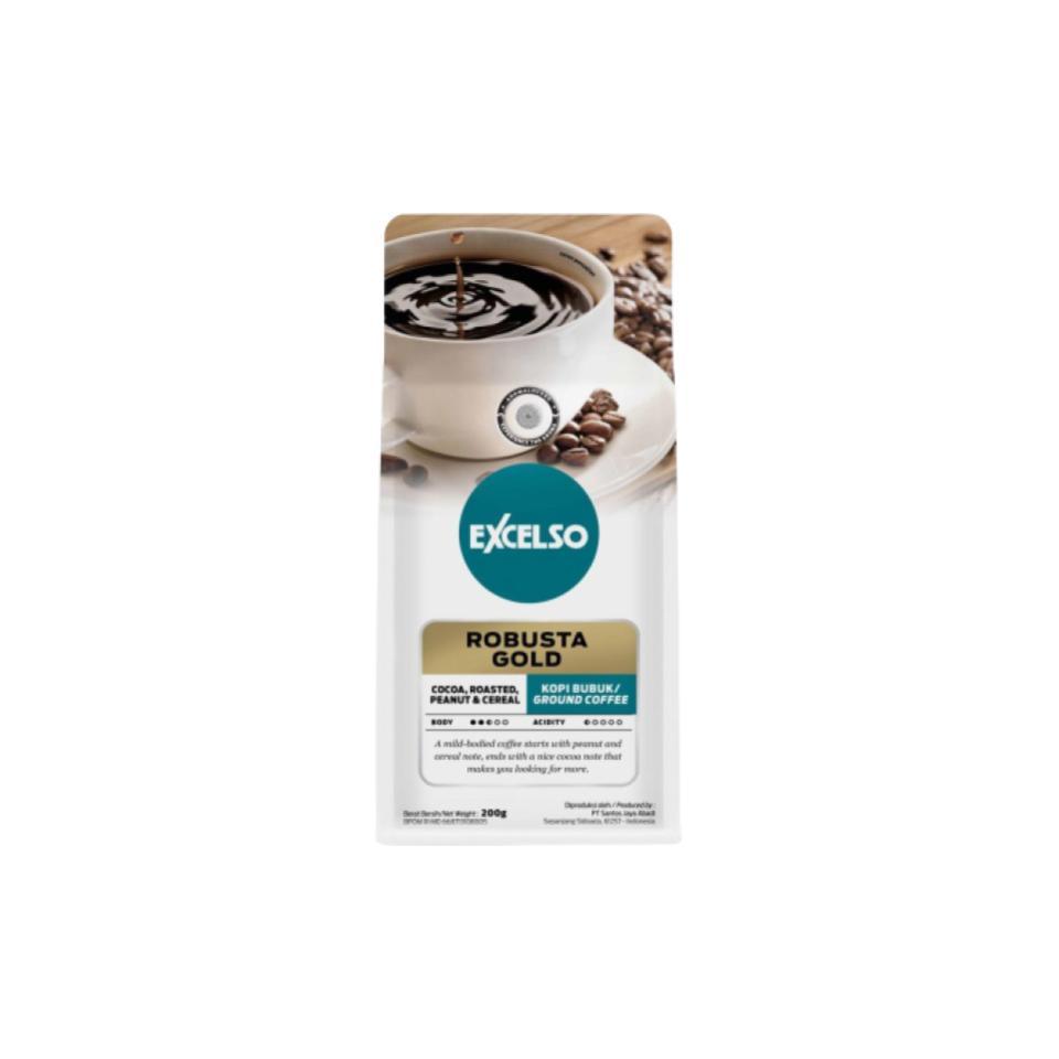 Excelso Kopi Bubuk Robusta Gold 200 gr