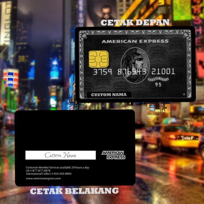KARTU FLAZZ BCA GEN 2 CUSTOM | EMONEY DESIGN AMEX BLACK CARD E MONEY - TAPCASH BNI, DEPAN BELAKANG T