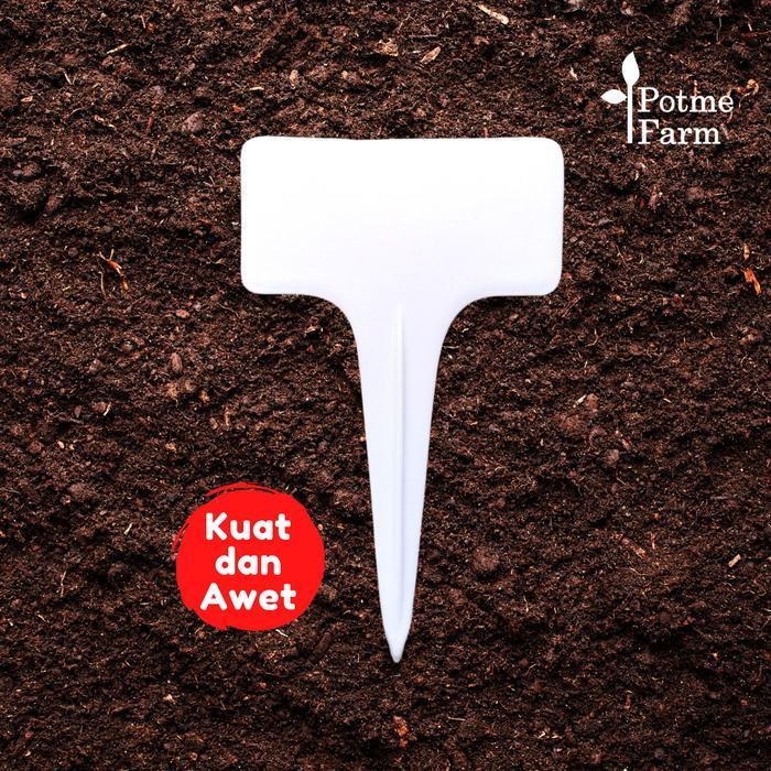 Plant Tag Label Tanaman Besar Nametag - Putih