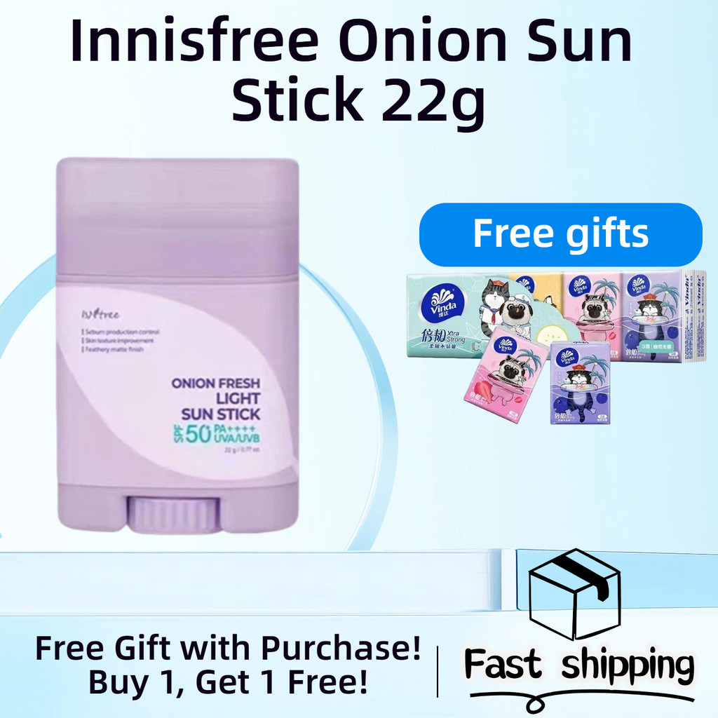 Isntree Onion Airy Sun Stick SPF50+ PA++++ 22g - Oil Control, Non-Greasy, Portable Sunscreen for Fac
