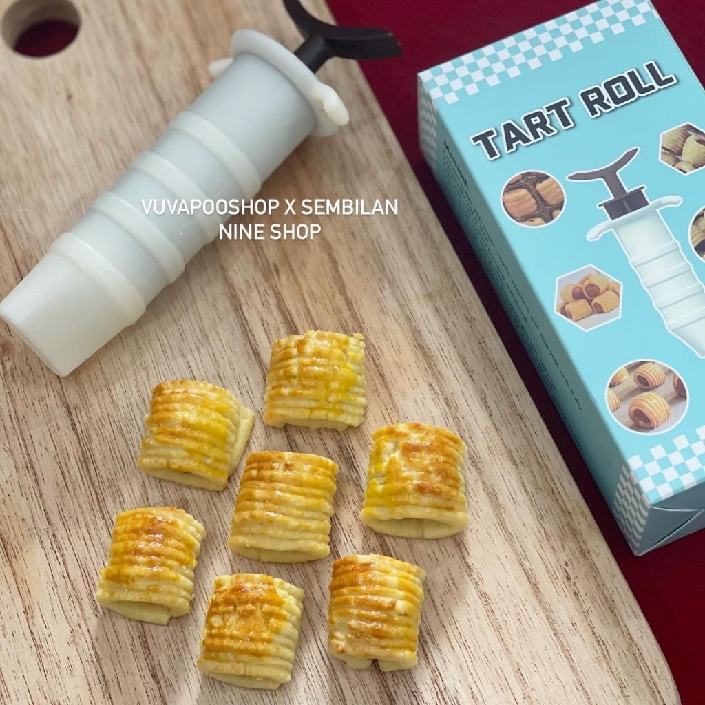 Cetakan Nastar Gulung / Cetakan Tart Roll / Penekan Nastar Motif / Alat Pencetak Nastar Gulung