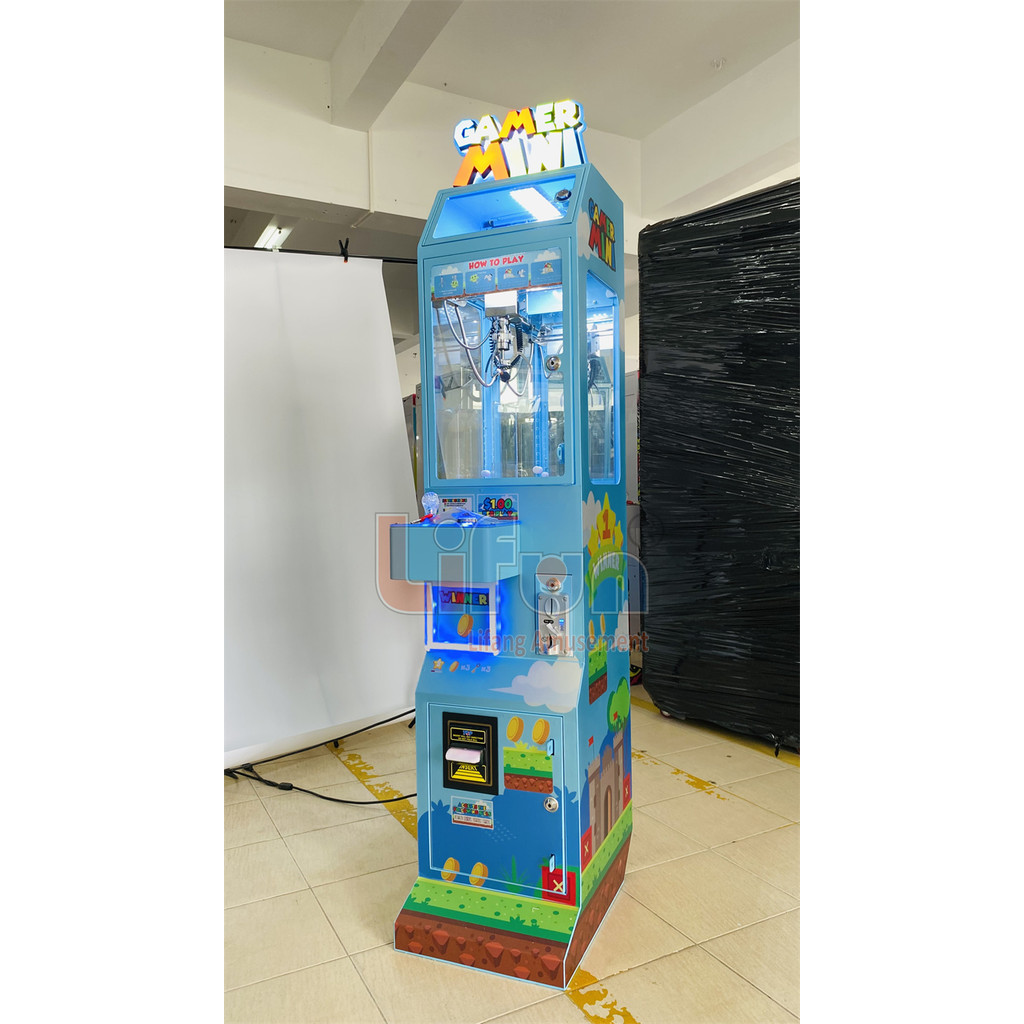 Rainny Toy Crane Machine Coin Operated Mini Doll  Gamer Mini Claw Machine With Bill Acceptor