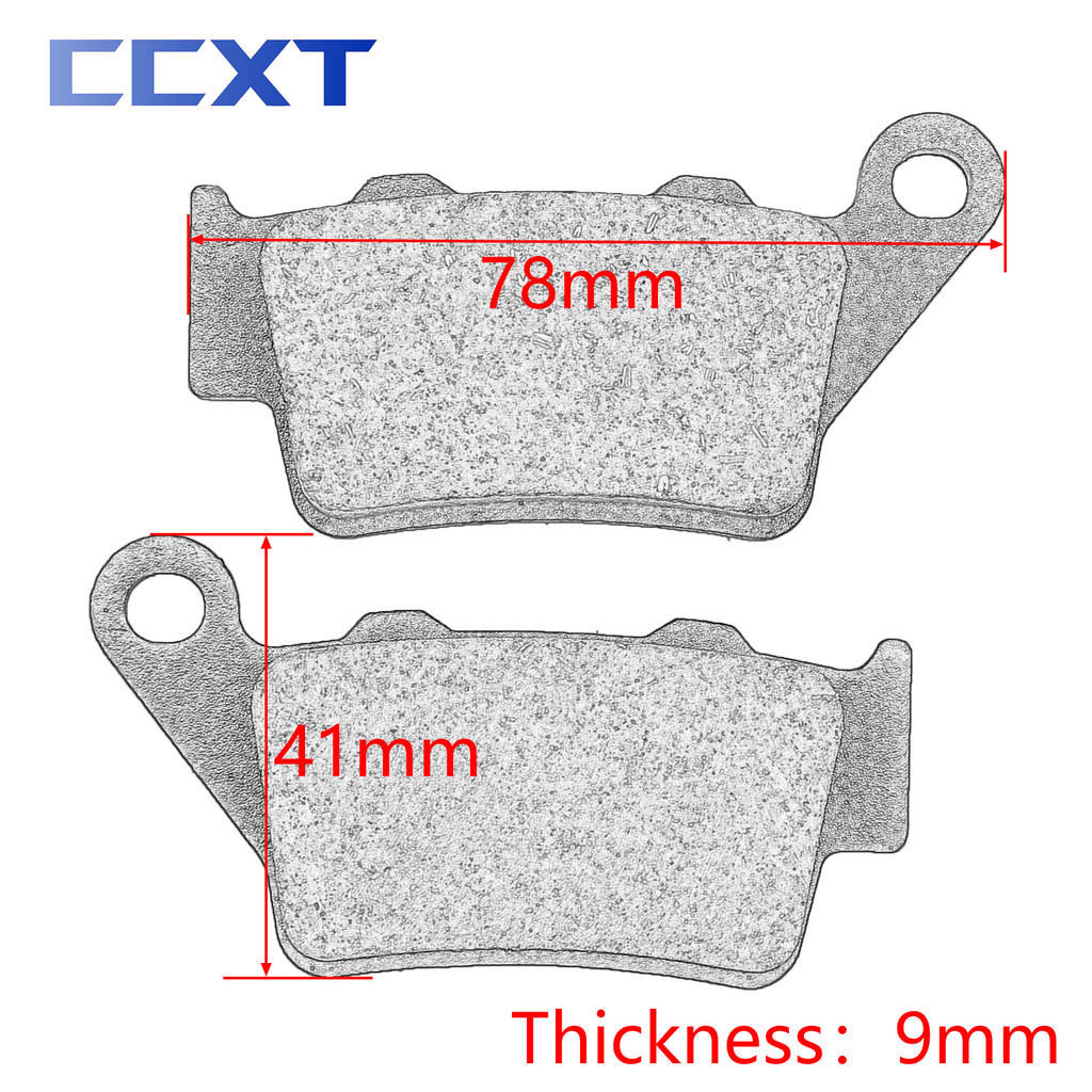 Motorcycle Rear Brake Pads For APRILIA TRIUMPH BMW C1 125 200 G310 GS F650 G650 F700GS F800GS F800R 