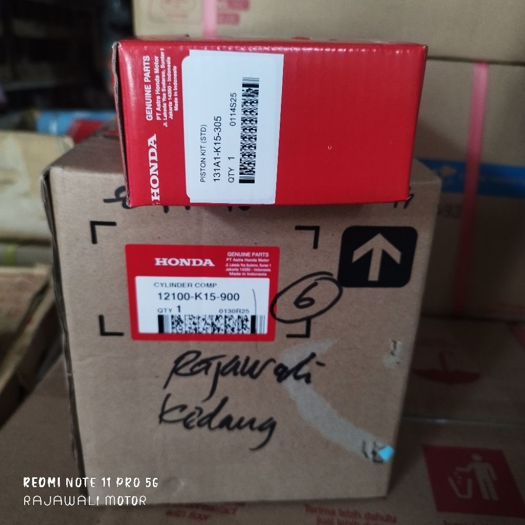 Blok seher + piston kit CB150R old AHM Original (baca deskripsi)