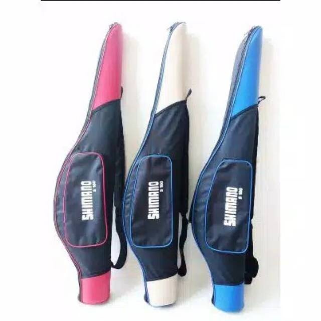 " PROMO " TAS PANCING PANJANG 100CM BUSA KAKU SHIMANO LIST BIRU DAN MERAH