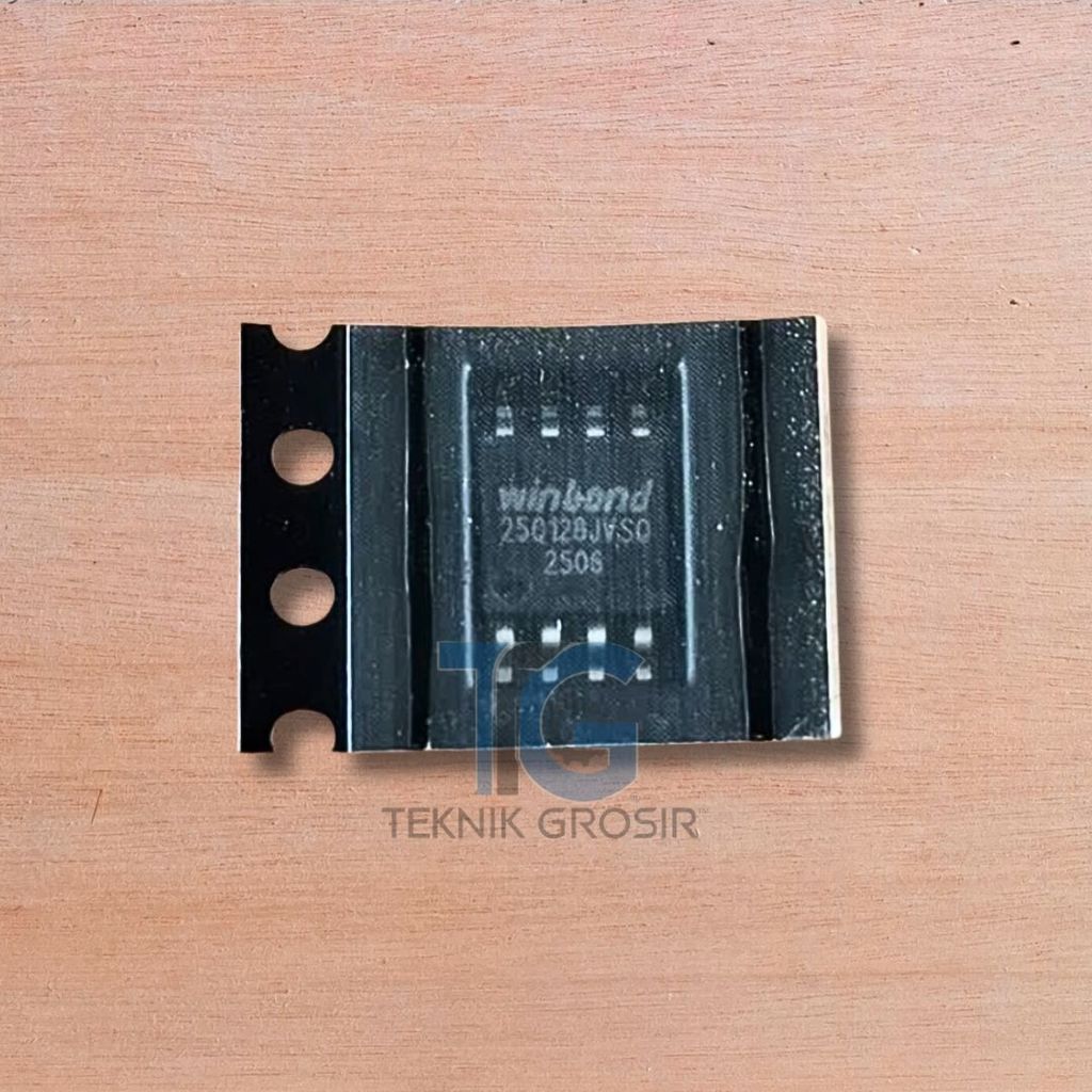 IC 25Q128 SPI NOR Flash 128Mbit 16MB 3.3V SOP8 Untuk BIOS EEPROM