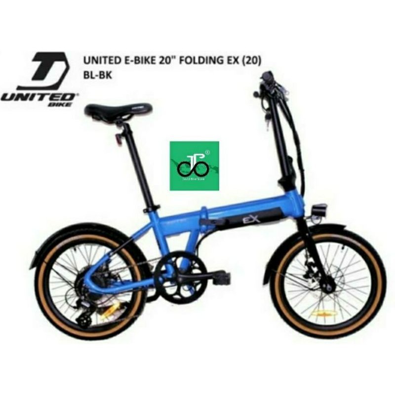 Sepeda Lipat 20" E-Bike United EX NEW SALE