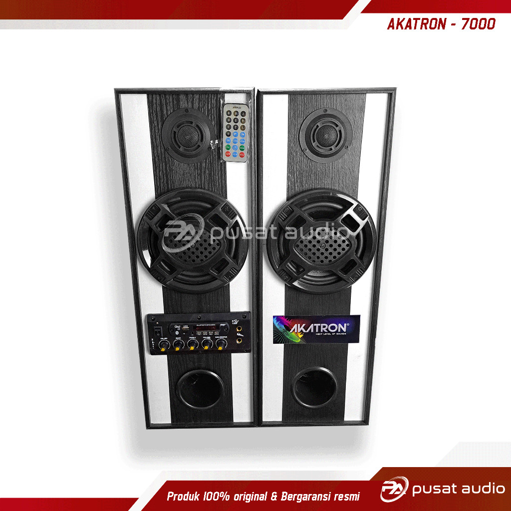 Speaker aktif bluetooth karaoke sound 6.5 INCH inchi subwoofer AKATRON TYPE 7000