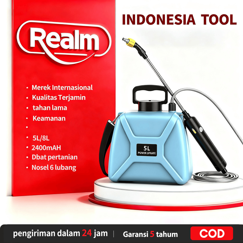 Reaim Semprotan Tanaman Penyemprot Listrik Sprayer Elektrik semprotan burung 5/8 Liter - MX5L Origin