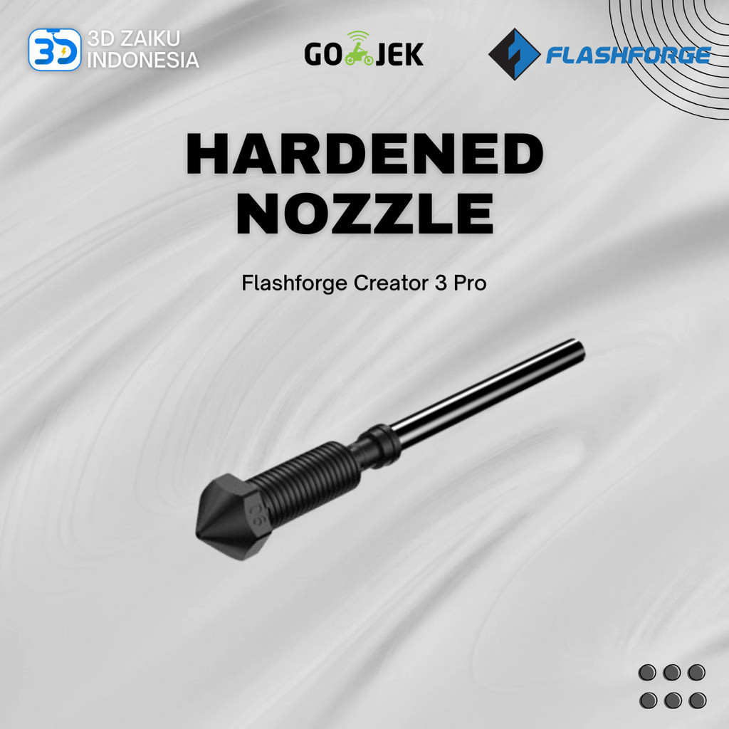 3D Printer Flashforge Creator 3 Pro Hardened Nozzle - 0.4 mm