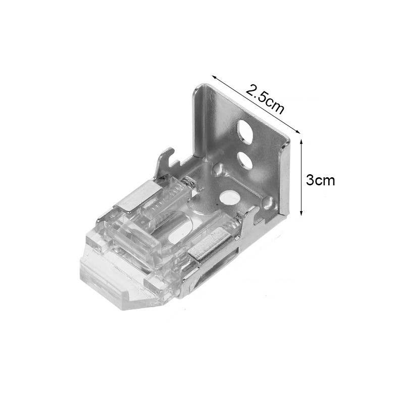 10Pcs Bracket Horizontal Blinds Kaki Bracket Venetian Blinds Alumunium