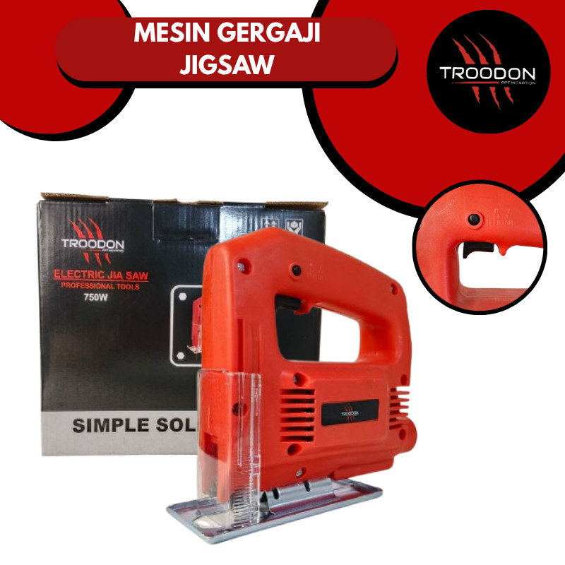 Mesin Jigsaw Modern Gergaji Kayu Super Tajam Mesin Potong Kayu Chainsaw Gergaji Listrik Kabel