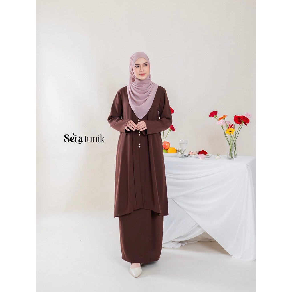Azmiza-Tunik Sera(HANYA TUNIK SAJA)-Tunik Bahan Sahara Platinum