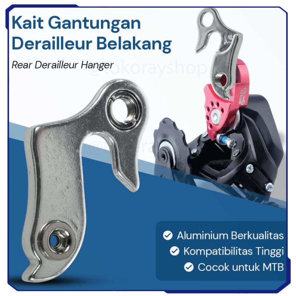 Kait Ekor Converter Derailleur Belakang Sepeda MTB, Aksesori Gear – LUG001
