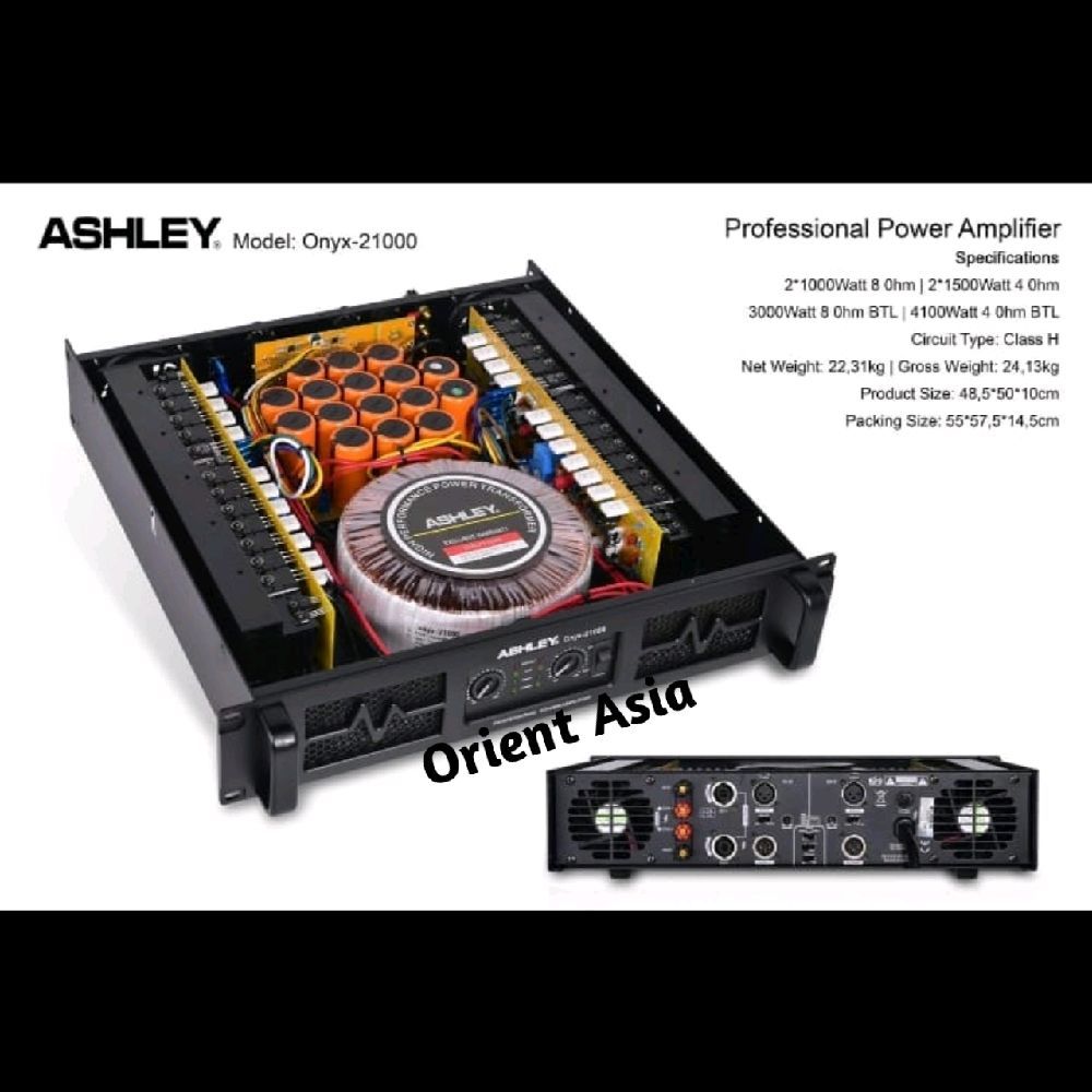 Power Amplifier Ashley Onyx-21000